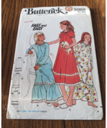 Butterick Girls Size 10 Nightgown Sewing Pattern 5068 - £4.67 GBP