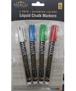 Excello Global Products Chalk Markers, 1-2mm Tip, Assorted Colors (EGP-H... - £13.23 GBP