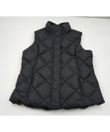 Women&#39;s Black Eddie Bauer EB700 Goose Down Diamond Puffer Vest Size Medi... - £20.46 GBP