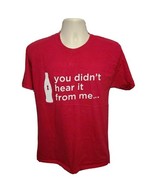 Coca Cola You didnt Hear it from Me Adult Large Red TShirt - $19.80