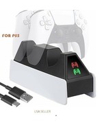 PS5 Controller Charger Stand DualSense Fast Charging Station Dock PlaySt... - £14.84 GBP