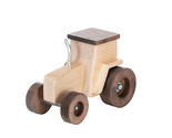 LARGE FARM TRACTOR - Solid Walnut &amp; Maple Wood Toy Handmade in USA - £127.84 GBP