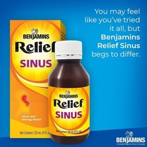 2 Pk Benjamins Sinus Relief 120ML - £16.41 GBP