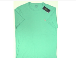 Polo Ralph Lauren Men;s SZ 1XB SS Crewneck Cotton T-Shirt Green NWT - £25.96 GBP