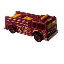 Mattel Hot Wheels Fire Eater Diecast Truck 10/10 Work Crewsers 1976 Red - $9.87