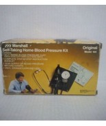 Vintage Marshall #104 Self-Taking Home Blood Pressure Kit Stethoscope Cuff Bag  - $23.70