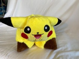 Pokemon Pikachu Pillow Pet Monster Plush 15&quot; Soft Fluffy Stuffed Animal Toy - £17.74 GBP