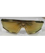 Versace Gold Brown Mirror Sunglasses 2226 w/ Case and Pouch - £173.87 GBP
