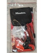 Master Lock Company Disc Brake Lock With Cable And Storage Bag - £21.91 GBP