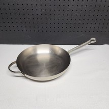 Revere Ware Pro Line Stainless 10&quot; Frying Pan Chefs Saute Fry Skillet 6760 1994 - £35.29 GBP