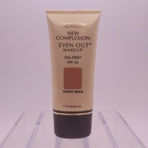 Revlon New Complexion Even Out Liquid Makeup Foundation TAWNY BEIGE 1oz - $11.87