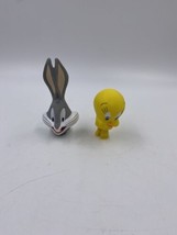 Vintage 2001 Six Flags Set Of 2 Bugs Bunny And Tweety Bird Antenna Toppe... - $15.56