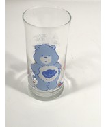 Vintage Grumpy Bear Care Bears Glass Promotion 1983 Pizza Hat Collectibl... - £14.04 GBP