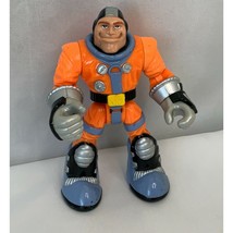 Rescue Heroes Roger Huston Astronaut (Orange) W/O Pack 2001 Mattel #78192 - $8.50