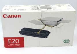 NEW Canon E20 (‎1492A002) Black Toner Cartridge SEALED But Damaged Box - $24.70