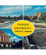 1970 Purdue University Oval Postcard West Lafayette Indiana Vintage E86RP2 - $19.99