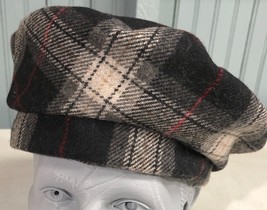 Rothschild Kids 3T Wool Blend Plaid Beret Hat Cap - £11.51 GBP
