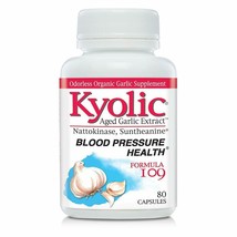 Kyolic Garlic Formula 109 Blood Pressure Health (80 Capsules) - £23.57 GBP