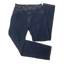 Gloria Vanderbilt Amanda Mom Jeans Womens Sz 12 Dark Blue Straight Leg W... - £17.92 GBP