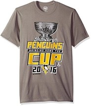 &#39;47 Pittsburg Penguins Hockey Men&#39;s NHL Licensed Screen Print Tee, Grey,... - €6,04 EUR