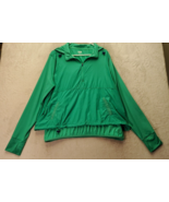 Avia Windbreaker Jacket Womens XL Green Polyester Long Sleeve Quarter Zi... - £14.48 GBP
