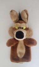 Vintage 12&quot; Wile E Coyote Hand Puppet 1990 Warner Bros Company Plush Toy - £9.47 GBP