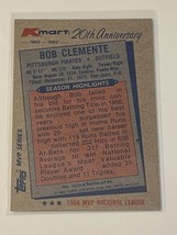 1982 Topps Kmart Roberto Clemente Baseball Card #10 MLB 1966 MVP Natl League HOF - £3.98 GBP