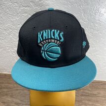 New Era Hardwood Classics NBA New York Knicks Black Teal Ballcap Hat Cap... - $19.80