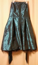 Morgan &amp; Co. - Formal Teal Sequined Strapless Dress Size 13/14        B9/ - £9.28 GBP