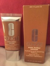 Clinique Even Better Refresh Foundation makeup in WN 114 Golden 1 oz Sealed - $17.82