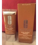 Clinique Even Better Refresh Foundation makeup in WN 114 Golden 1 oz Sealed - $17.82