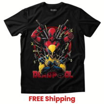 DEADPOOL AND WOLVERINE THE MOVIE 2024 T-SHIRT Unisex 100% Cotton Round N... - $548.83 MXN+