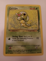 Pokemon 1999 Base Set 2 Caterpie 68/130 NM Single Trading Card - £6.29 GBP