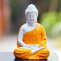Buddha Statue small Meditation figurine idol Showpiece statues - £18.24 GBP