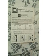 Installation Instructions For QO Circuit Breaker Load Centers - $94.04 MXN