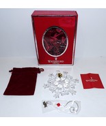 2011 WATERFORD CRYSTAL #154331 SNOW CRYSTAL PIERCED CHRISTMAS ORNAMENT I... - €64,48 EUR