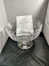 1994 WATERFORD Master Cutters Pedestal Centerpiece Bowl Special Piece RARE - £946.23 GBP