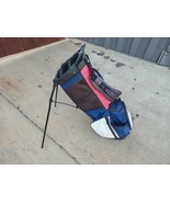 Ping Series 4 Dual Strap Golf Stand Bag White/Red/Blue w Raincover - $2,114.29 MXN