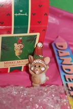 Hallmark Keepsake Merry Mouse 1985 Vintage Holiday Christmas Ornament QX4032 - $19.79