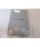 Calvin Klein Tailored King Bedskirt Grey Blue Zinc NIP - $63.31