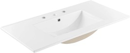Modway Eei-4203-Whi Cayman 36&quot; Bathroom Sink, White - $187.99