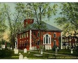 Christ Church Postcard Alexandria Virginia Washington&#39;s Church  - £9.34 GBP