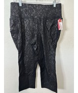 Lane Bryant LIVI Power Black Animal Print High Rise Leggings Size 14/16 - $29.99