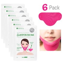 6pk BioMiracle Crazy Lift Reduce Chin Neck Tape Slimming V-Shape Face Ma... - $12.82