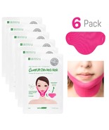 6pk BioMiracle Crazy Lift Reduce Chin Neck Tape Slimming V-Shape Face Ma... - $241.17 MXN
