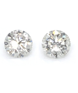 Lot of 2 CVD Lab Grown Round Cut Diamonds IGI Certified TCW = 5.01 Cts I... - $28,038.18 CAD