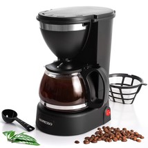 Mixpresso 5-Cup Drip Coffee Maker, Coffee Pot Machine Including Reusable... - $40.99