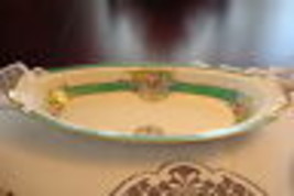 Noritake Morimura red stamp,lusterware relish dish decorated with flowers RARE [ - $25.73