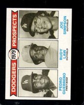 1979 Topps #719 Pedro GUERRERO/LAW/SIMPSON Exmt (Rc) Dodgers Prospects *X101524 - £1.75 GBP