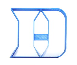Duke University Blue Devils D Logo Sports Athletics Cookie Cutter USA PR2446 - £3.18 GBP